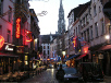 Brussels - Night life between Central Station and Grand Place