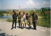 Selcuk - Swee Foong with soldiers in front of Temple of Artemis -  Seven Wonder of Ancient World